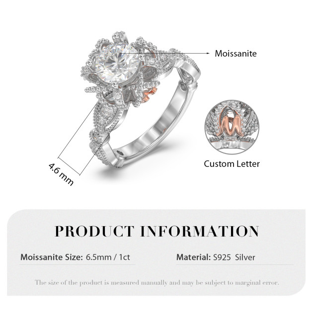 Custom 3D Jewelry Moissanite Ring