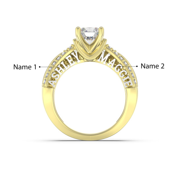 Custom 3D Jewelry Moissanite Ring