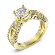 Custom 3D Jewelry Moissanite Ring