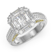 Custom 3D Jewelry Moissanite Wedding Ring