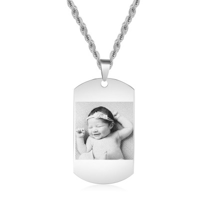 Stainless Steel Engraving Stainless Steel Necklace