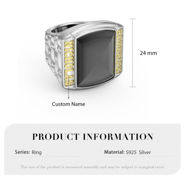 Custom 3D Jewelry Men Ring