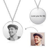 Personalized Stainless Steel Photo Necklace