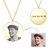 Personalized Stainless Steel Photo Necklace