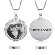 Personalized Stainless Steel Photo Pendant Necklaces