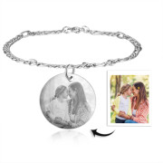 Personalized Stainless Steel Photo Bracelet