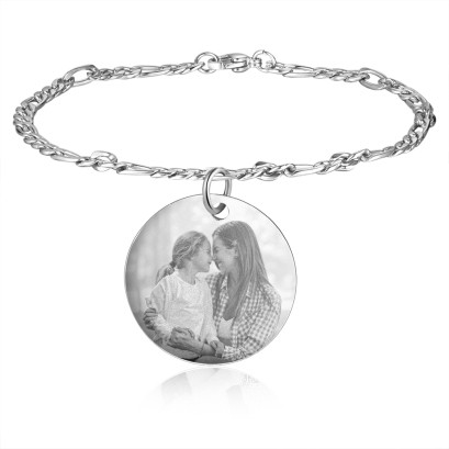 Personalized Stainless Steel Photo Bracelet