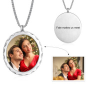 Stainless Steel Personalized Photo Pendant Necklace