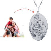 Custom Design Photo Pendant Necklace