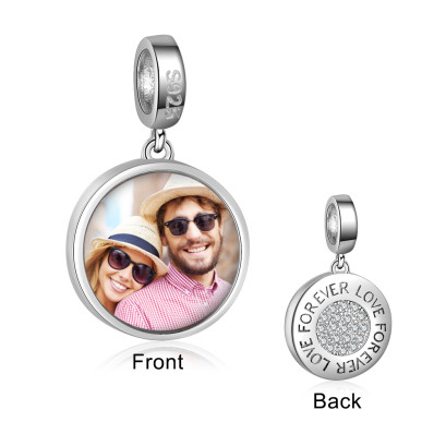 Custom Photo Bracelet Charm