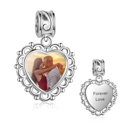 Custom Photo Bracelet Charm