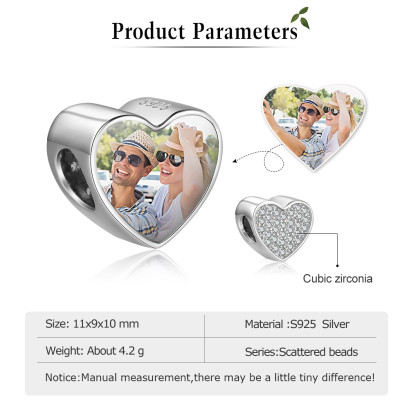 Custom Photo Bracelet Charm AS101920