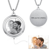 Personalized Stainless Steel Photo Necklace