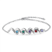 Custom Birthstone Bracelet