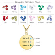 Custom Birthstone Necklace