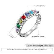 Custom Birthstone Ring