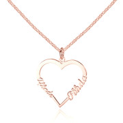 Custom Heart Shaped Name Necklace