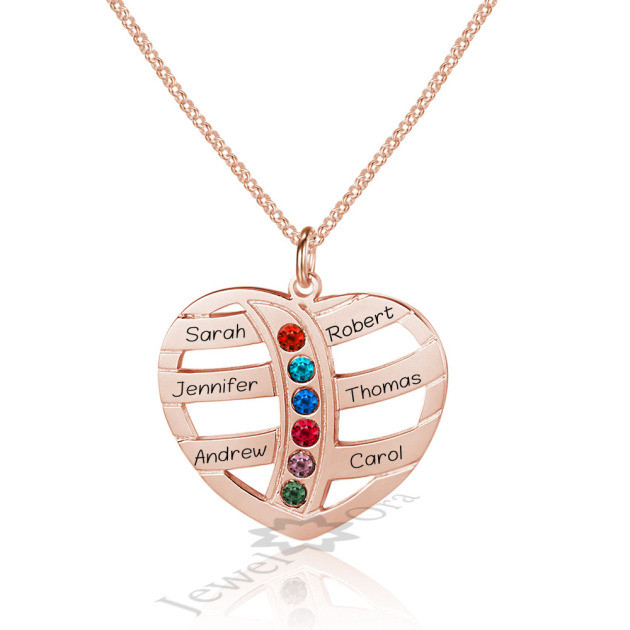 Personalized Heart-Shaped Necklace