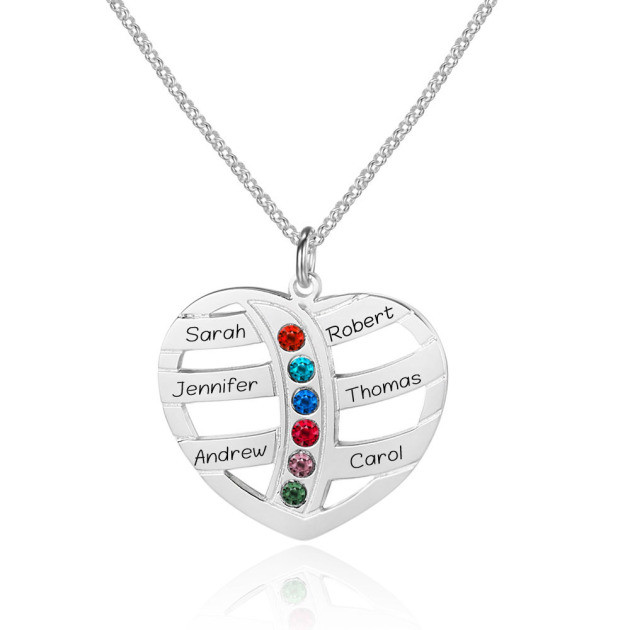 Personalized Heart-Shaped Necklace