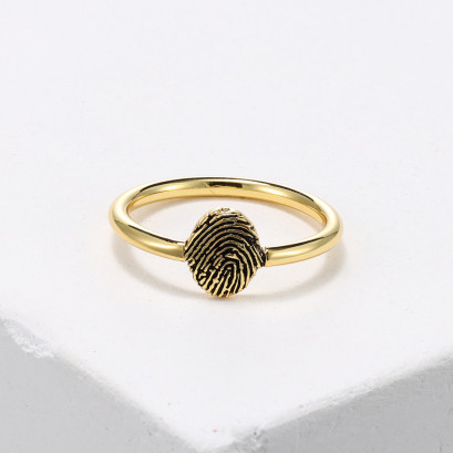 Personalized Fingerprint Ring