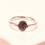 Personalized Fingerprint Ring