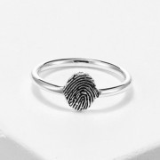 Personalized Fingerprint Ring