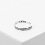 Personalized fingerprint Ring