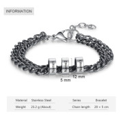 Engraving Stainless Steel Bracelet