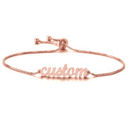 Personalized 925 Sterling Silver Name Bracelet