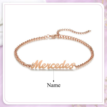 Custom Name Anklet