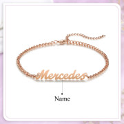 Custom Name Anklet