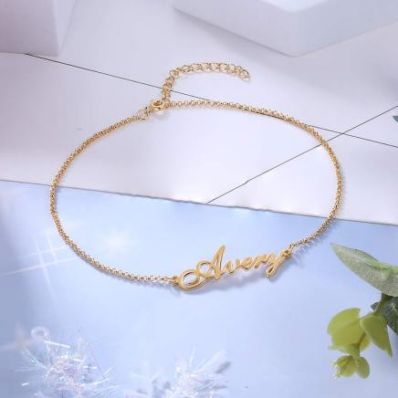 Custom Name Anklet