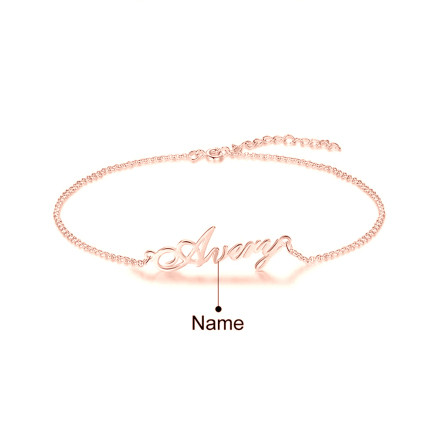 Custom Name Anklet