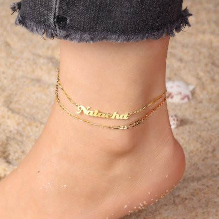 Custom Name Anklet