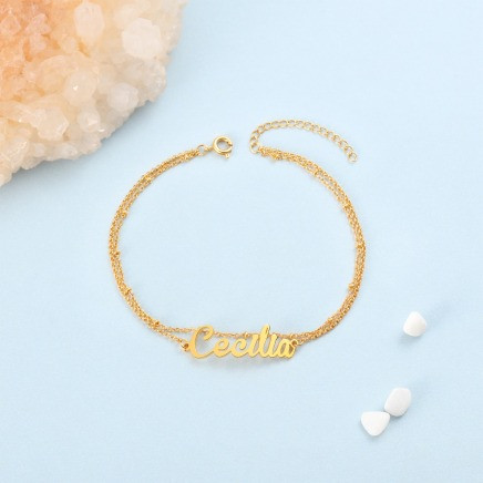 Personalized Name Anklet