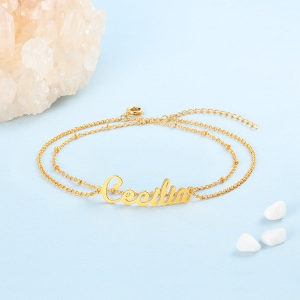 Personalized Name Anklet